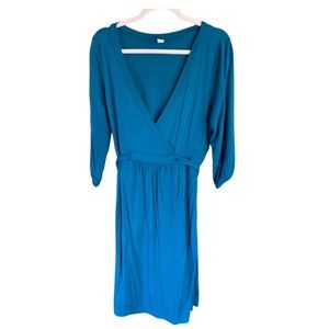 🔥2 FOR $10🔥 
Old Navy Teal Wrap Dress L